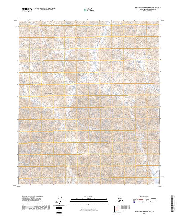 Demarcation Point A-1 SW topographic map thumbnail