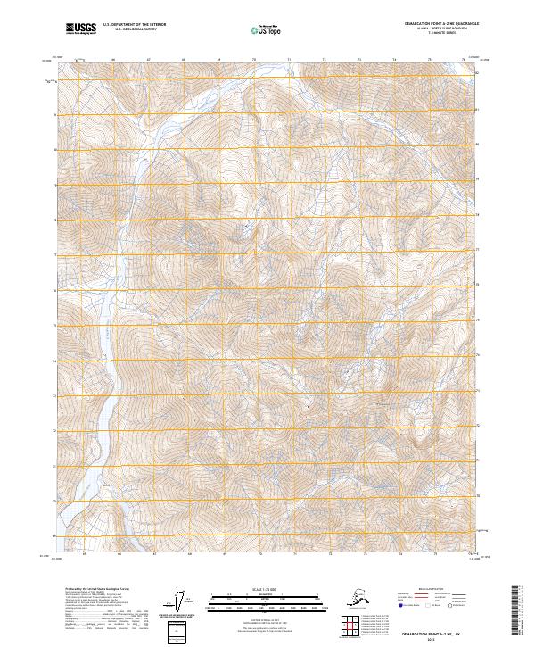 Demarcation Point A-2 NE topographic map thumbnail