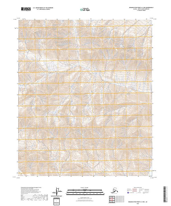 Demarcation Point A-2 NW topographic map thumbnail