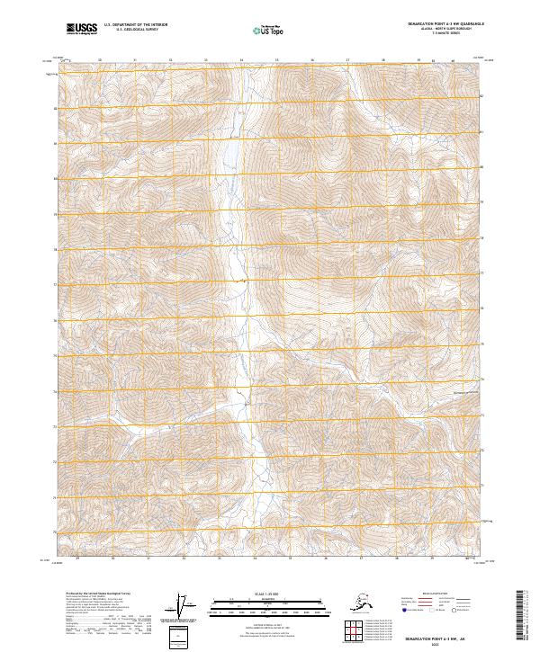 Demarcation Point A-3 NW topographic map thumbnail