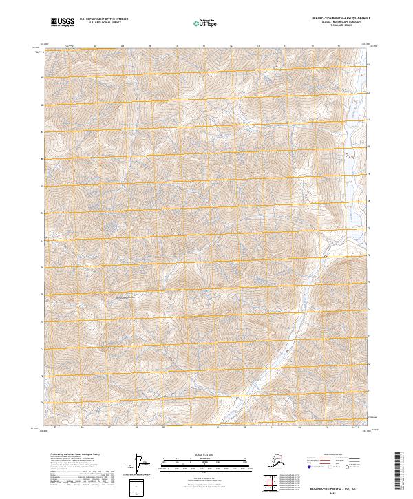 Demarcation Point A-4 NW topographic map thumbnail