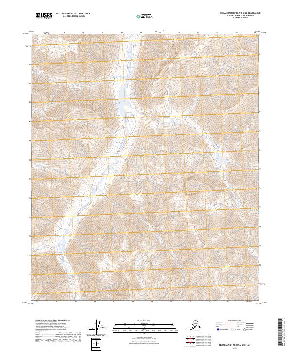 Demarcation Point A-5 NE topographic map thumbnail