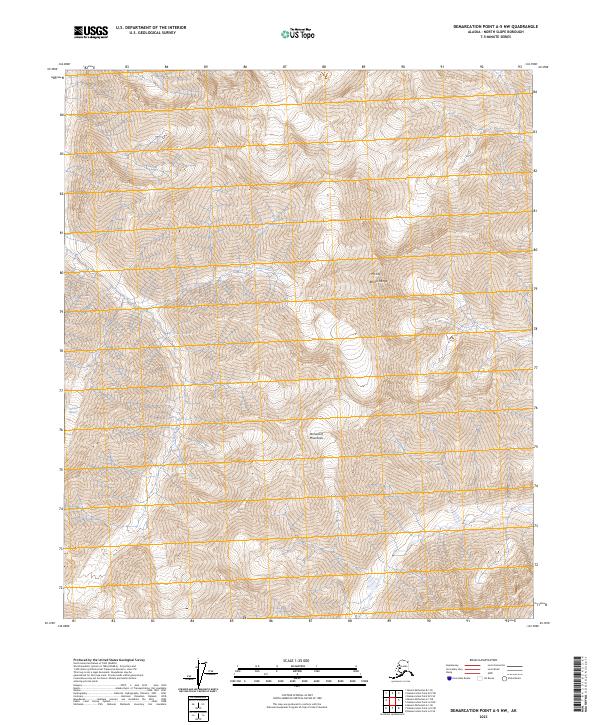 Demarcation Point A-5 NW topographic map thumbnail