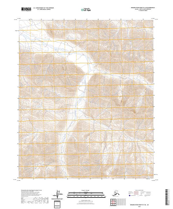 Demarcation Point B-3 SE topographic map thumbnail