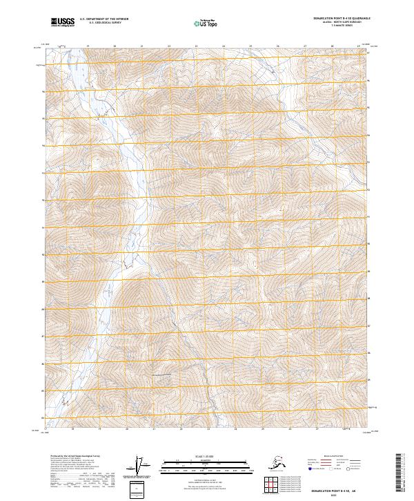 Demarcation Point B-4 SE topographic map thumbnail