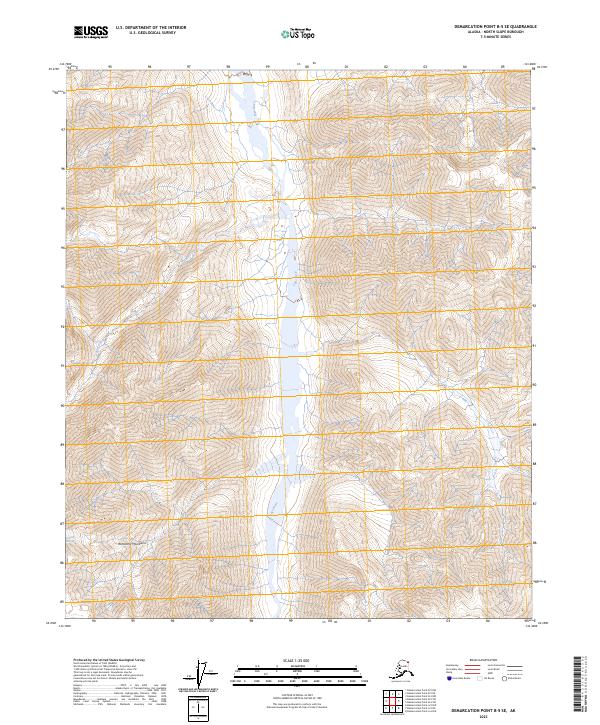 Demarcation Point B-5 SE topographic map thumbnail