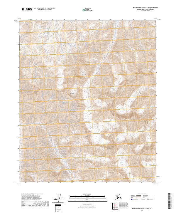 Demarcation Point B-5 SW topographic map thumbnail