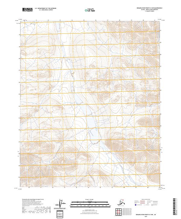 Demarcation Point B-3 NW topographic map thumbnail