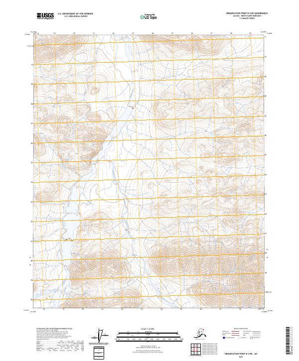 Demarcation Point B-4 NE topographic map thumbnail