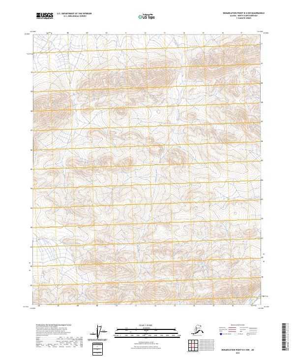 Demarcation Point B-4 NW topographic map thumbnail
