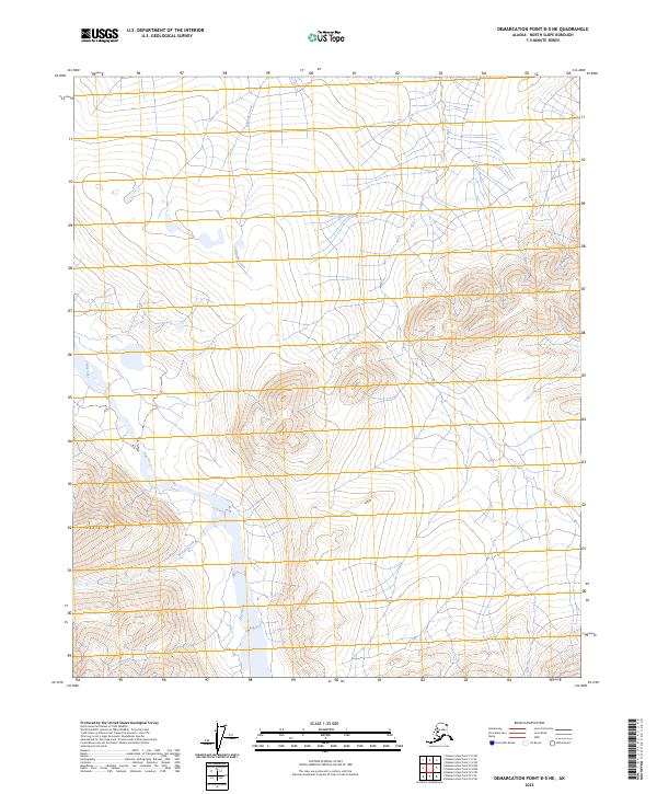 Demarcation Point B-5 NE topographic map thumbnail