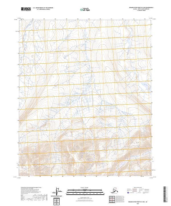 Demarcation Point B-5 NW topographic map thumbnail