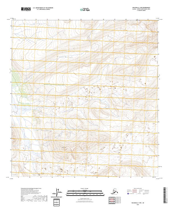 Gulkana A-1 NW topographic map thumbnail