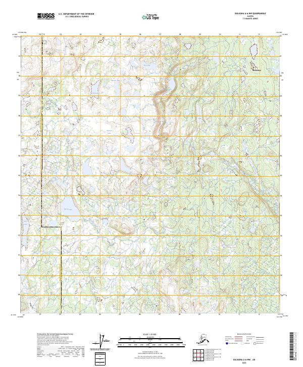 Gulkana A-6 NW topographic map thumbnail