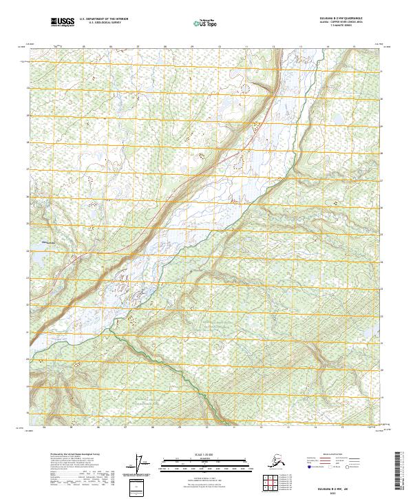 Gulkana B-2 NW topographic map thumbnail