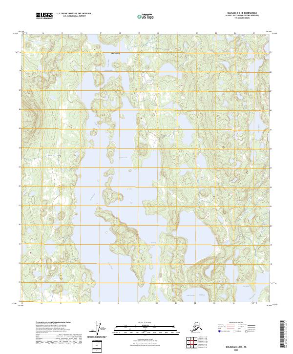 Gulkana B-6 NE topographic map thumbnail