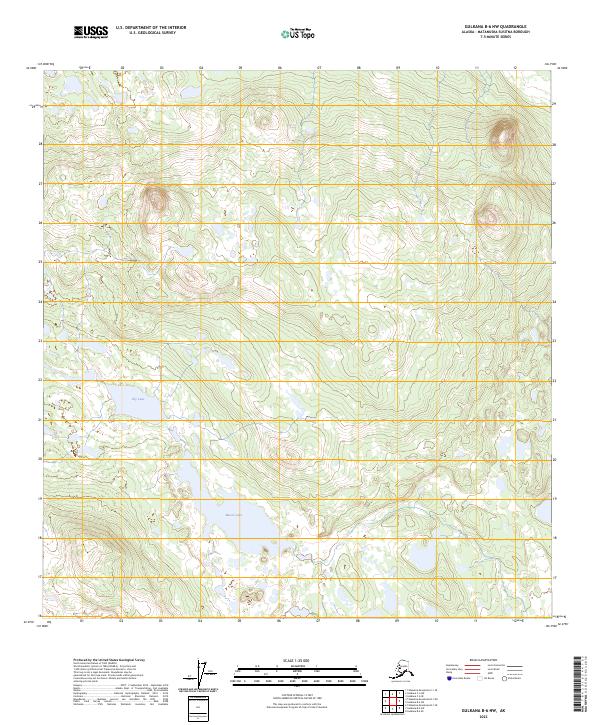Gulkana B-6 NW topographic map thumbnail