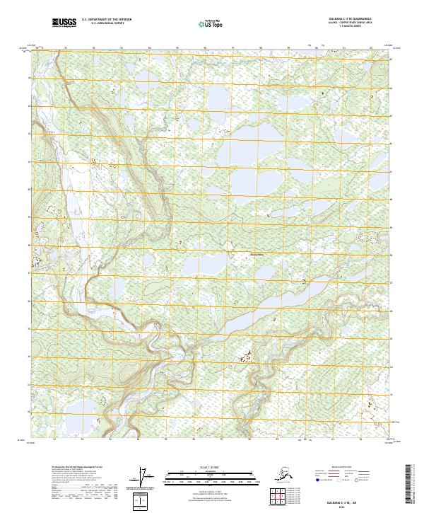 Gulkana C-3 SE topographic map thumbnail