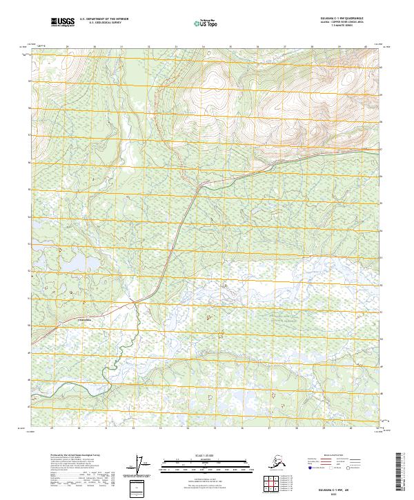 Gulkana C-1 NW topographic map thumbnail