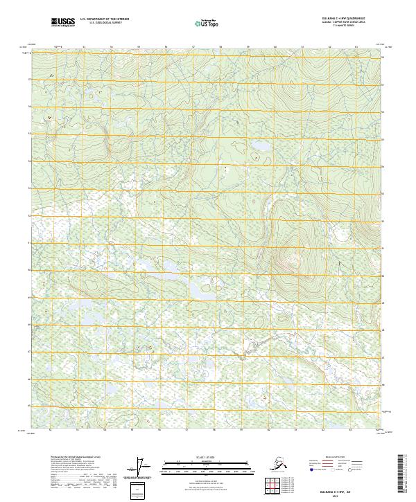 Gulkana C-4 NW topographic map thumbnail