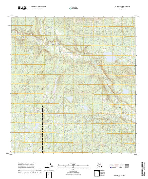 Gulkana C-5 NW topographic map thumbnail