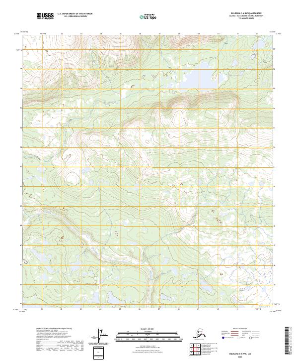 Gulkana C-6 NW topographic map thumbnail