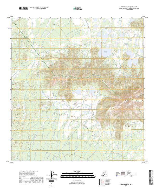Nabesna B-1 NW topographic map thumbnail