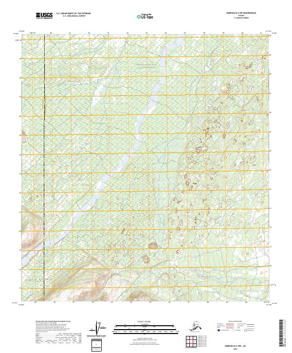 Nabesna B-2 NW topographic map thumbnail