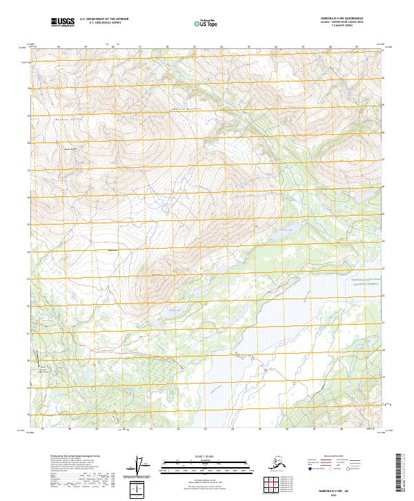 Nabesna B-4 NW topographic map thumbnail