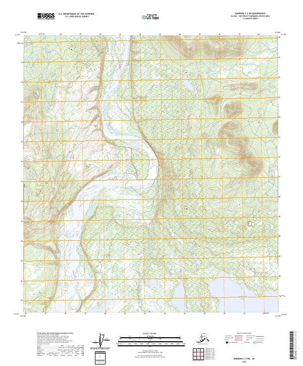 Nabesna C-3 NE topographic map thumbnail