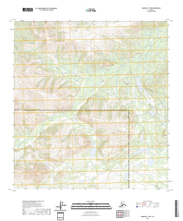 Nabesna C-3 NW topographic map thumbnail