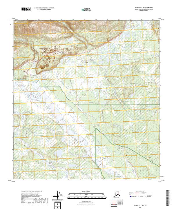 Nabesna C-6 NW topographic map thumbnail