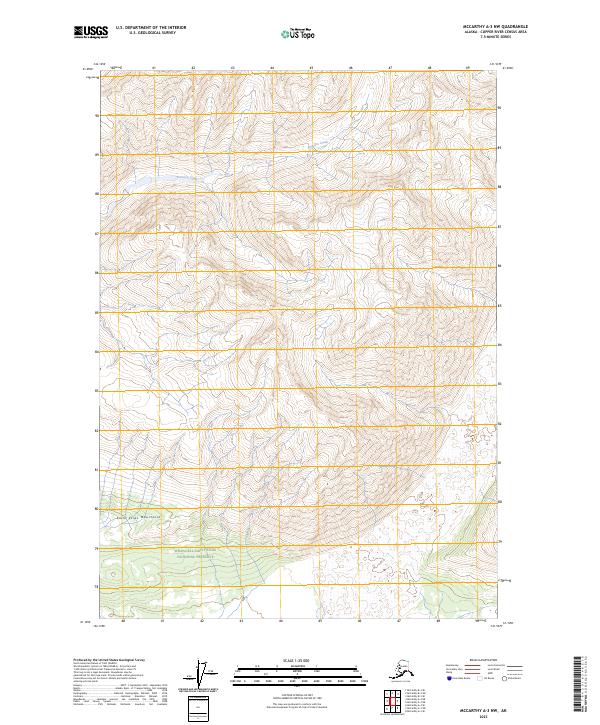 McCarthy A-3 NW 2023 topographic map thumbnail