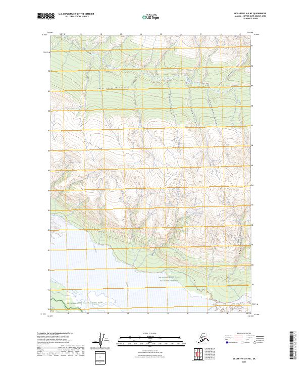 McCarthy A-5 NE 2023 topographic map thumbnail
