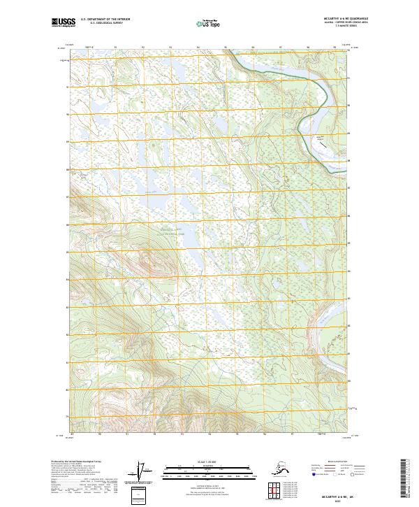 McCarthy A-6 NE topographic map thumbnail