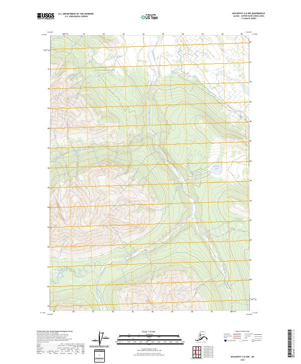 McCarthy A-6 NW 2023 topographic map thumbnail