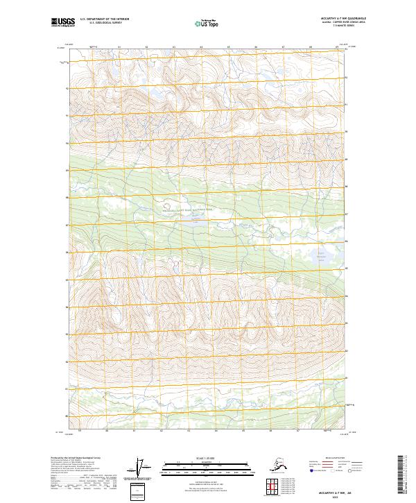 McCarthy A-7 NW 2023 topographic map thumbnail