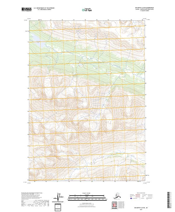 McCarthy A-8 NE 2023 topographic map thumbnail