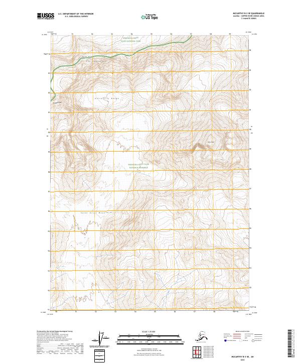 McCarthy B-3 SE 2023 topographic map thumbnail