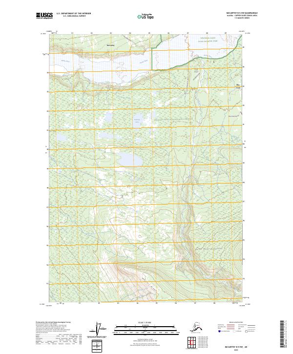 McCarthy B-5 SW 2023 topographic map thumbnail