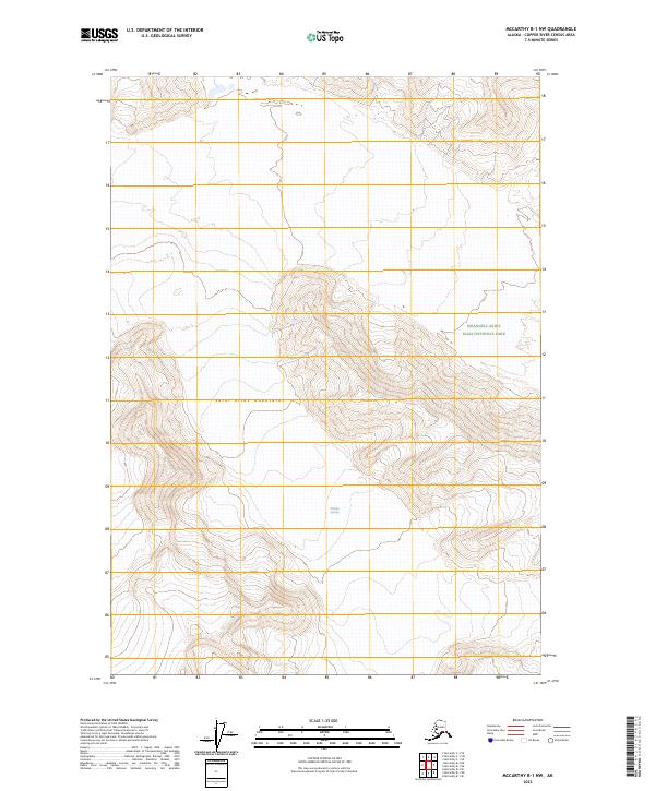 McCarthy B-1 NW 2023 topographic map thumbnail