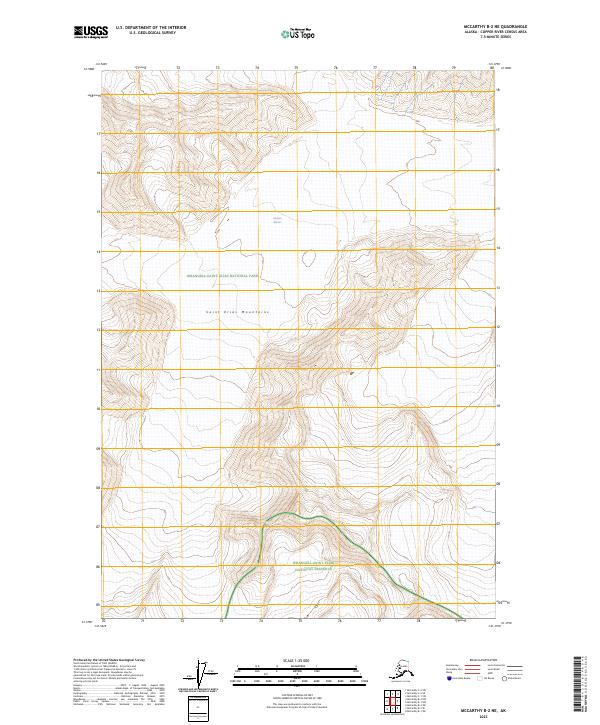 McCarthy B-2 NE 2023 topographic map thumbnail