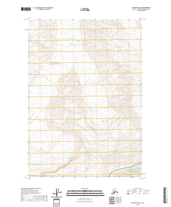 McCarthy B-3 NE 2023 topographic map thumbnail