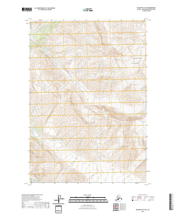 McCarthy B-4 NE 2023 topographic map thumbnail