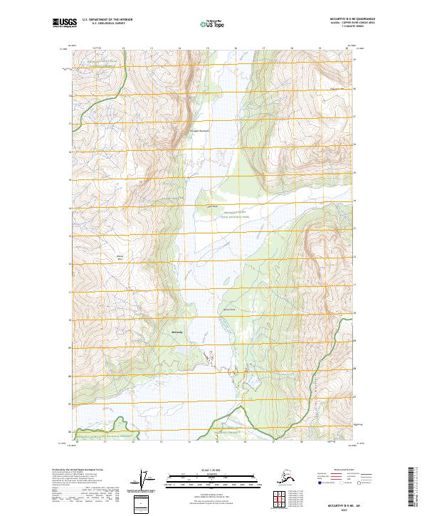 McCarthy B-5 NE 2023 topographic map thumbnail