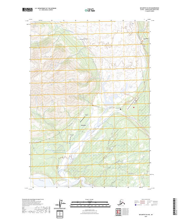 McCarthy B-6 NE 2023 topographic map thumbnail