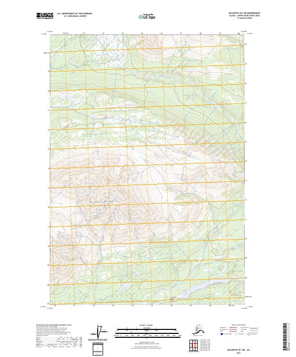 McCarthy B-7 NE 2023 topographic map thumbnail