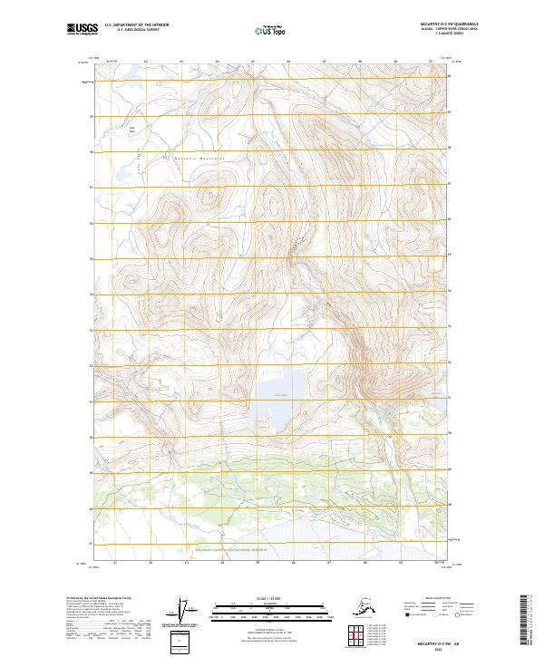 McCarthy D-2 SW 2023 topographic map thumbnail