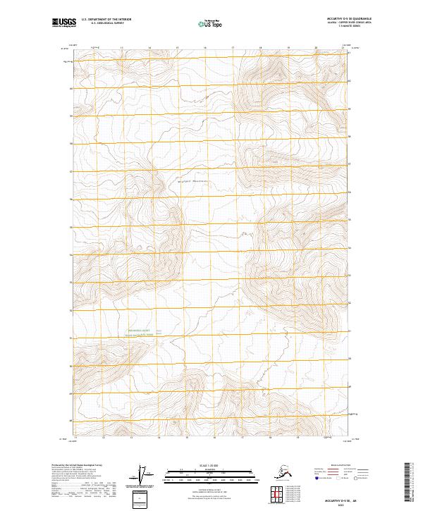 McCarthy D-5 SE 2023 topographic map thumbnail