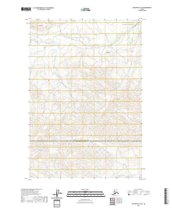 McCarthy D-1 NW 2023 topographic map thumbnail